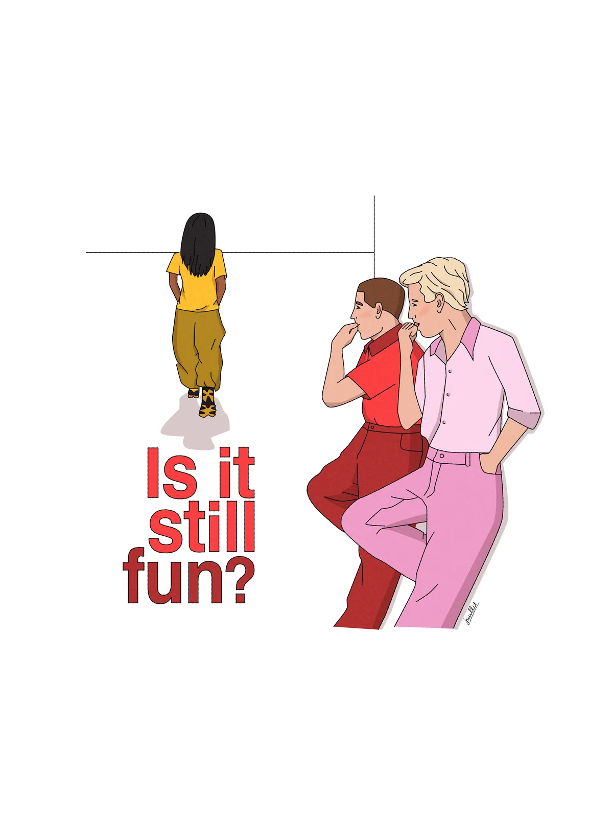 Is it fun?  - Illustration by Juul Lit (4 of 4)